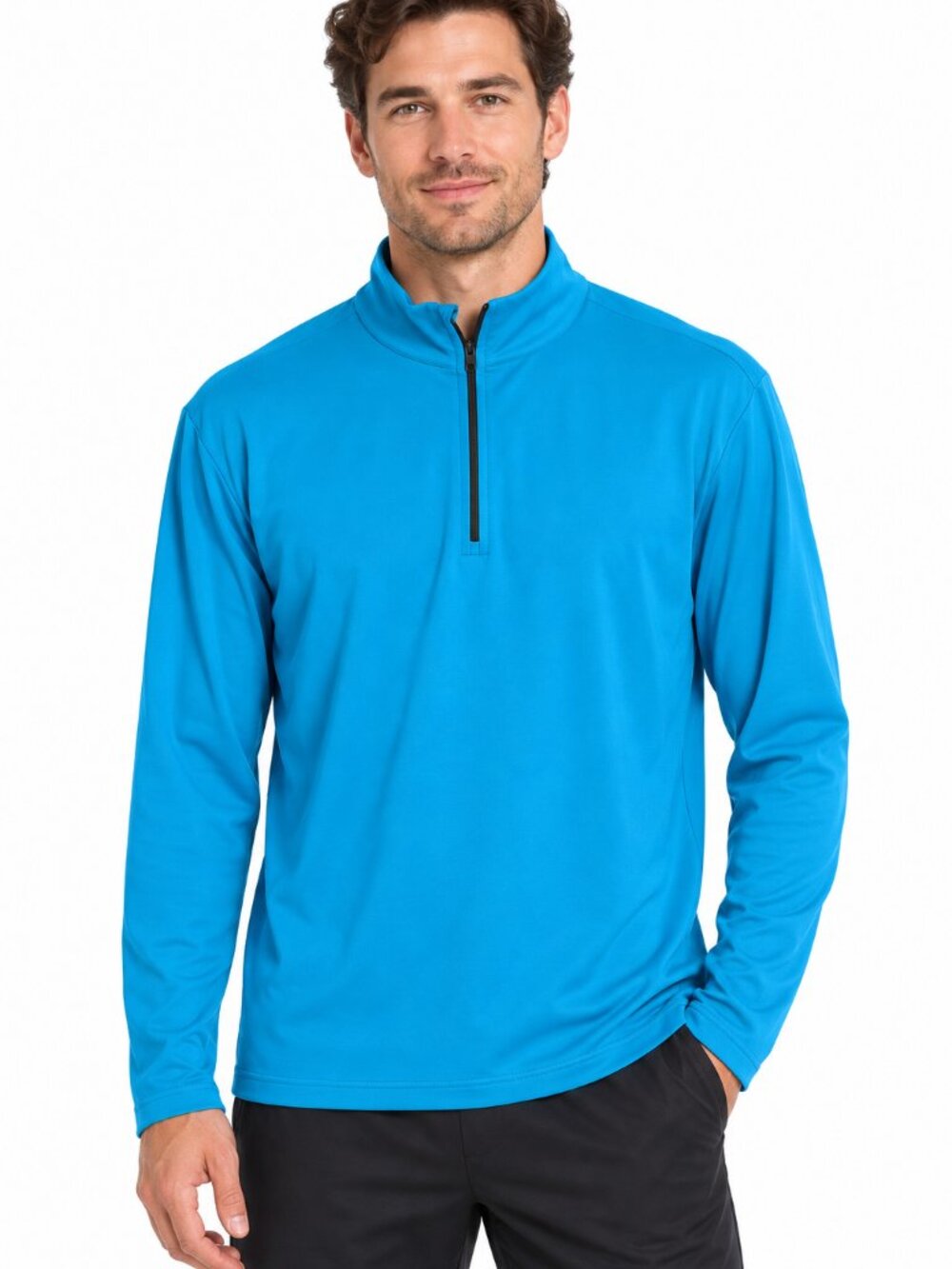 Polo Golf Ralph Lauren 1/4 Zip Pullover Blue Mens Large